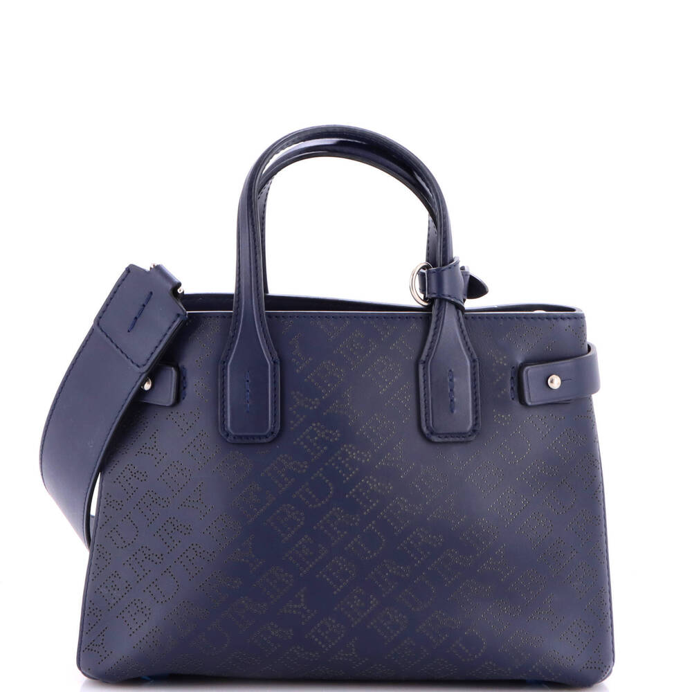 Burberry Small Banner NM Tote Perforated Leather